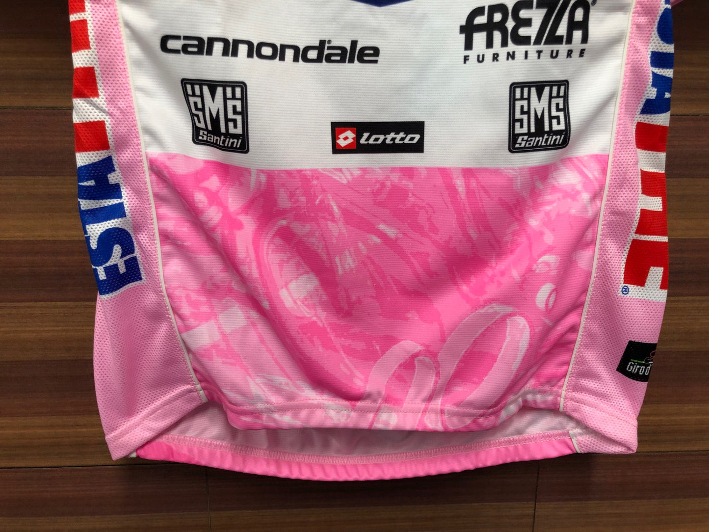 IP651 サンティーニ SMS SANTINI LIQUIGAS マリアローザ 半袖 サイクルジャージ ピンク Lサイズ