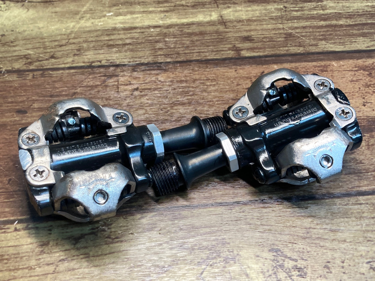 IY072 シマノ SHIMANO PD-M540 ビンディングペダル SPD ※わずかに錆有り