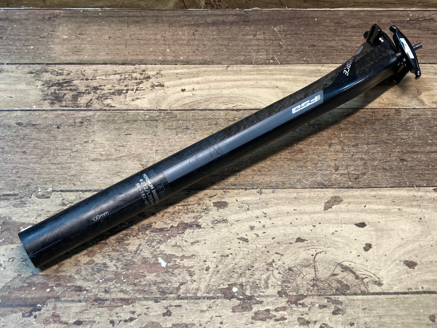 IK806 FSA K-FORCE カーボン シートポスト Φ27.2 黒