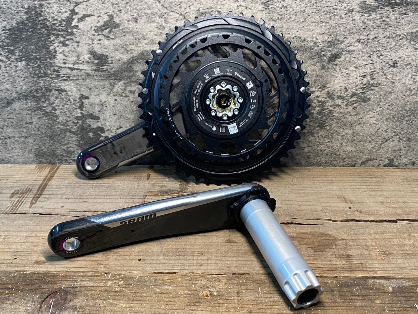IM260 スラム SRAM レッド RED AXS クランクセット 170mm 48/35T 2×12S DUB パワメ付き