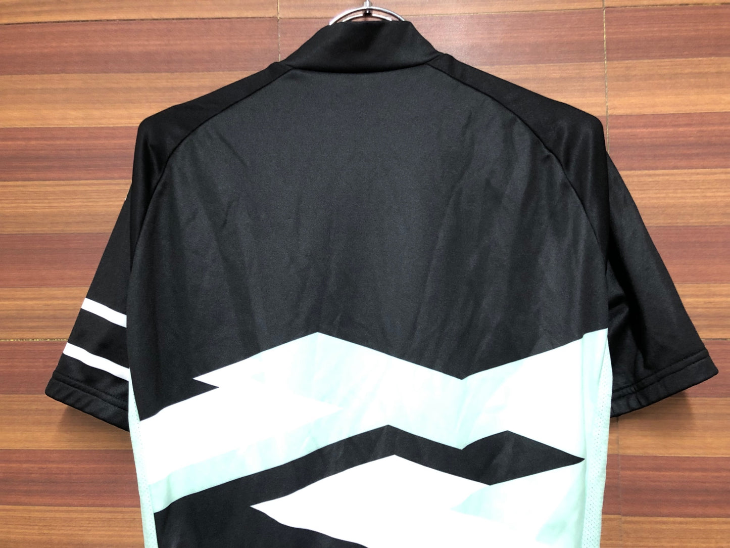 IK352 パールイズミ PEARLiZUMi 半袖 サイクルジャージ 黒白ライムグリーン M
