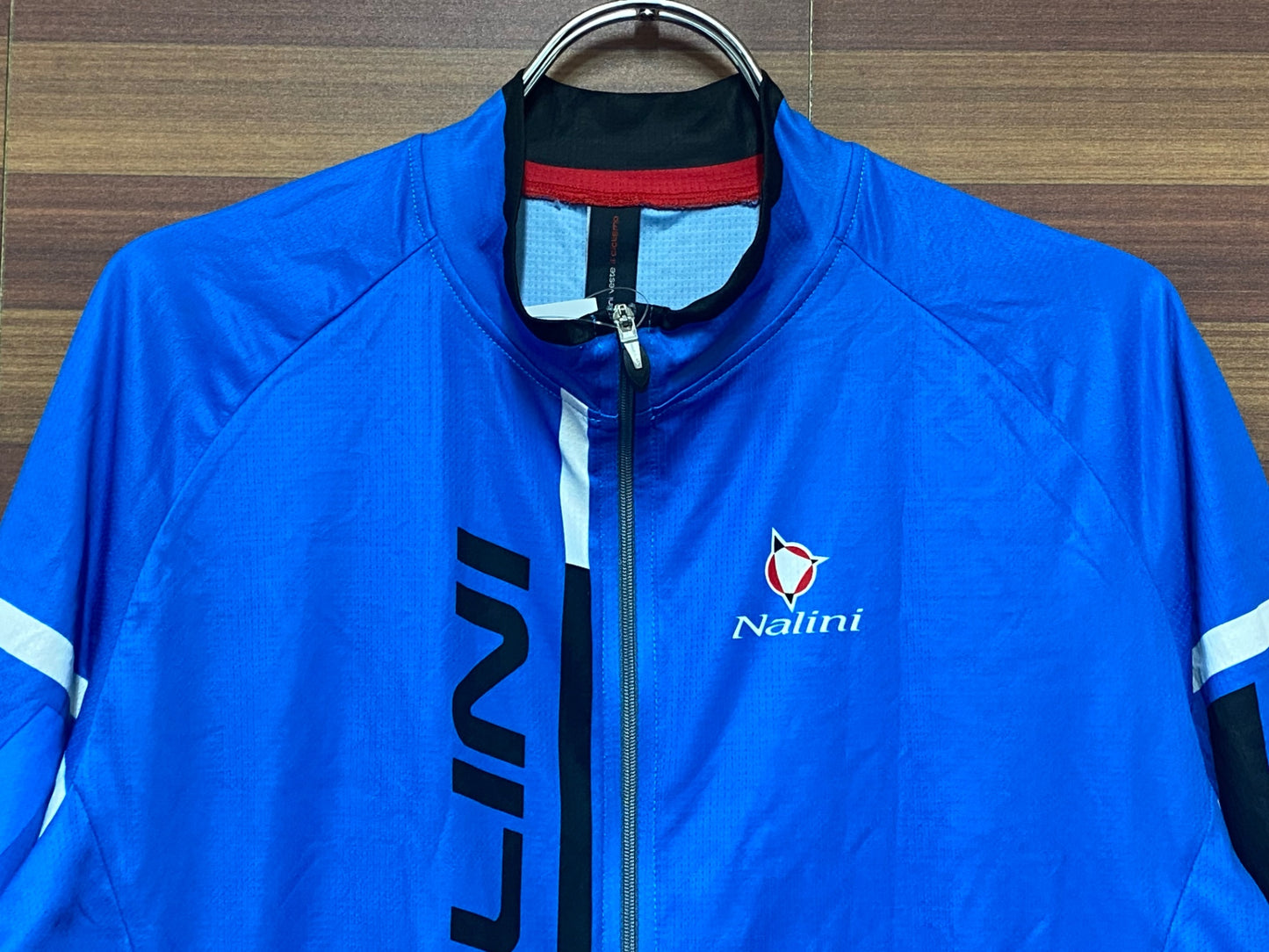 HZ092 ナリーニ Narini 半袖 サイクルジャージ 青 XXL ※毛玉