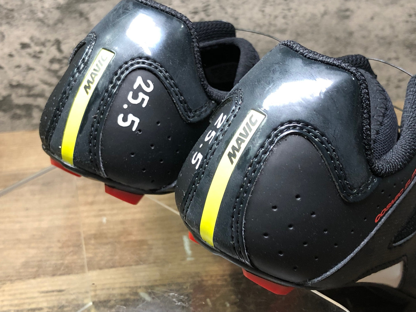JC703 マヴィック MAVIC COSMIC ELITE ビンディングシューズ 黒白 EU40 2/3 SPDアタッチメント