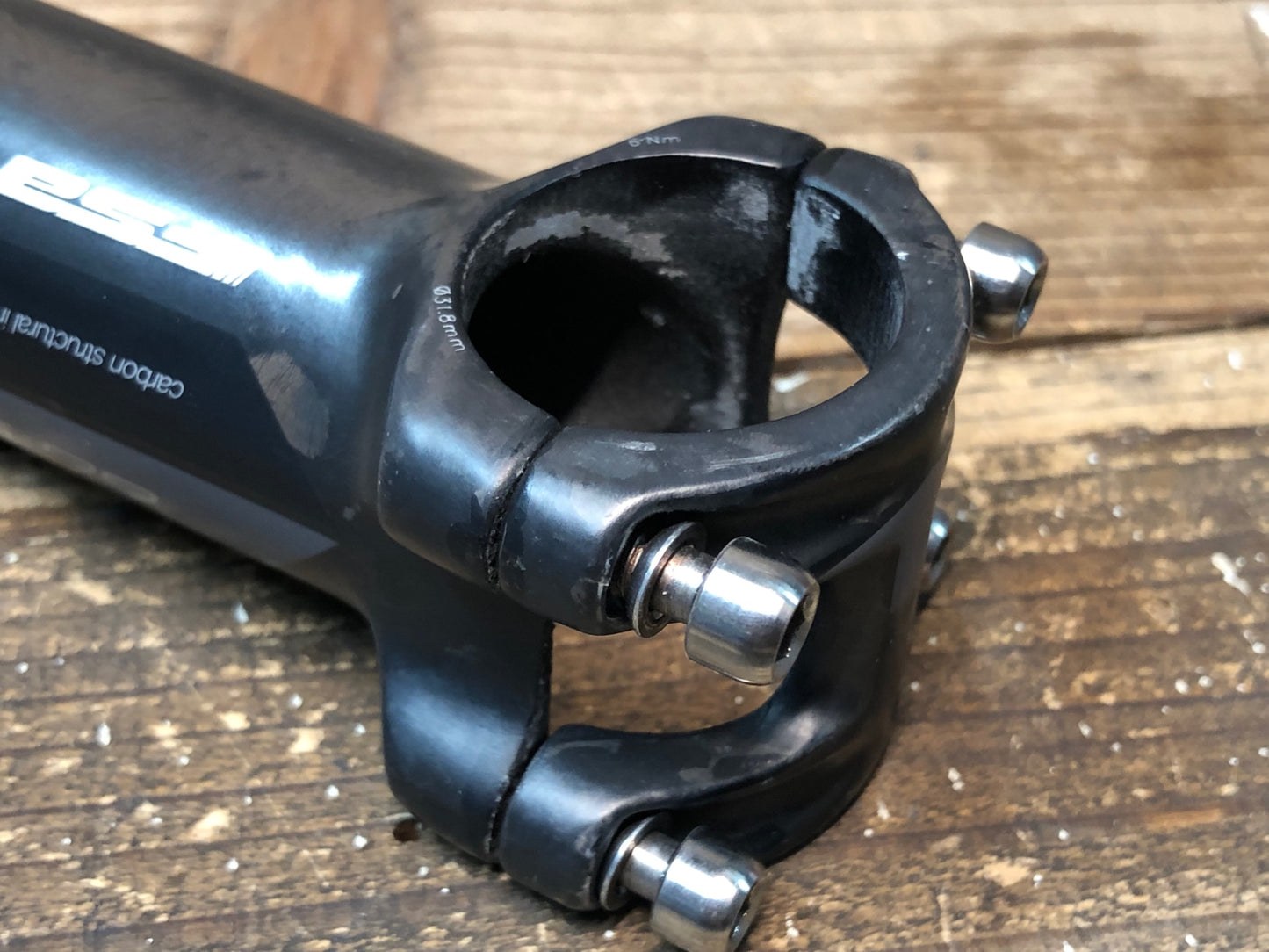 IS497 FSA OS99 カーボンラッピング ステム 100mm Φ31.8 OS 6°