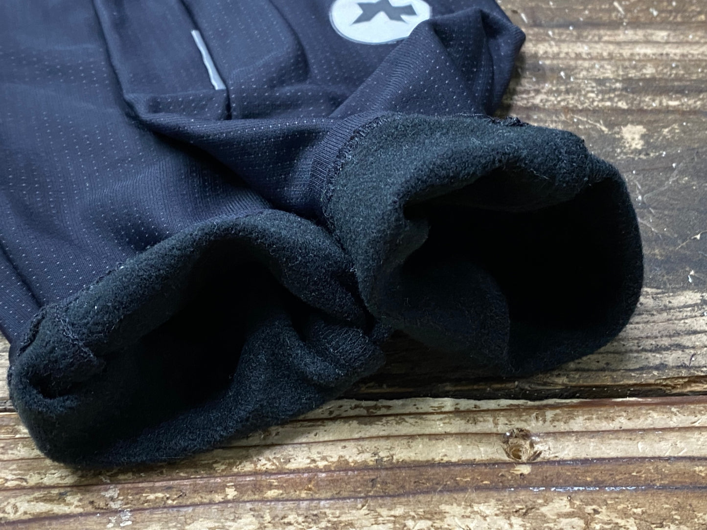 IZ849 アソス ASSOS 裏起毛 レッグ ウォーマー サイズ Ⅱ 黒
