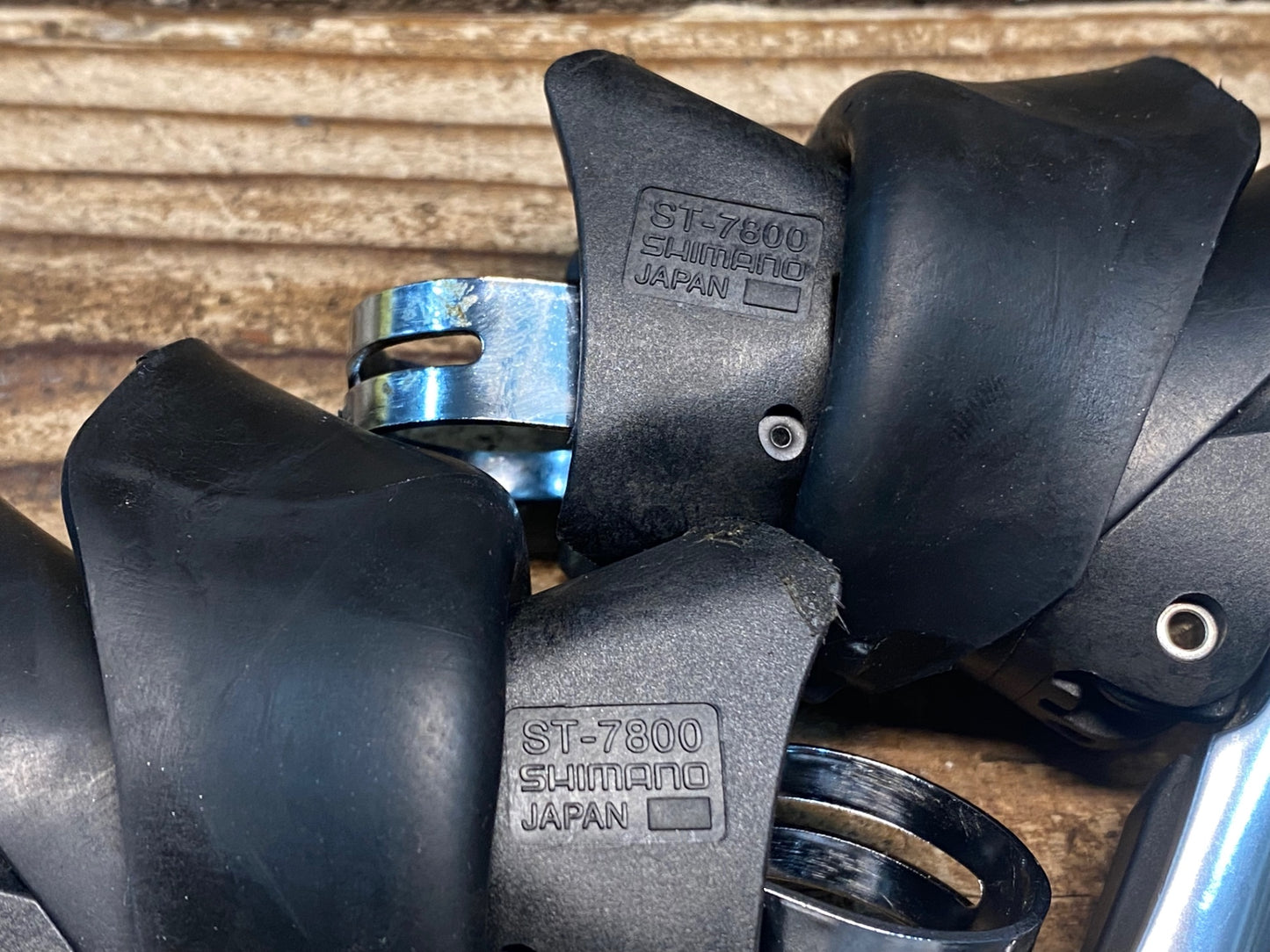 IV446 シマノ SHIMANO デュラエース DURA-ACE ST-7800 STIレバーセット ※左レバージャンク