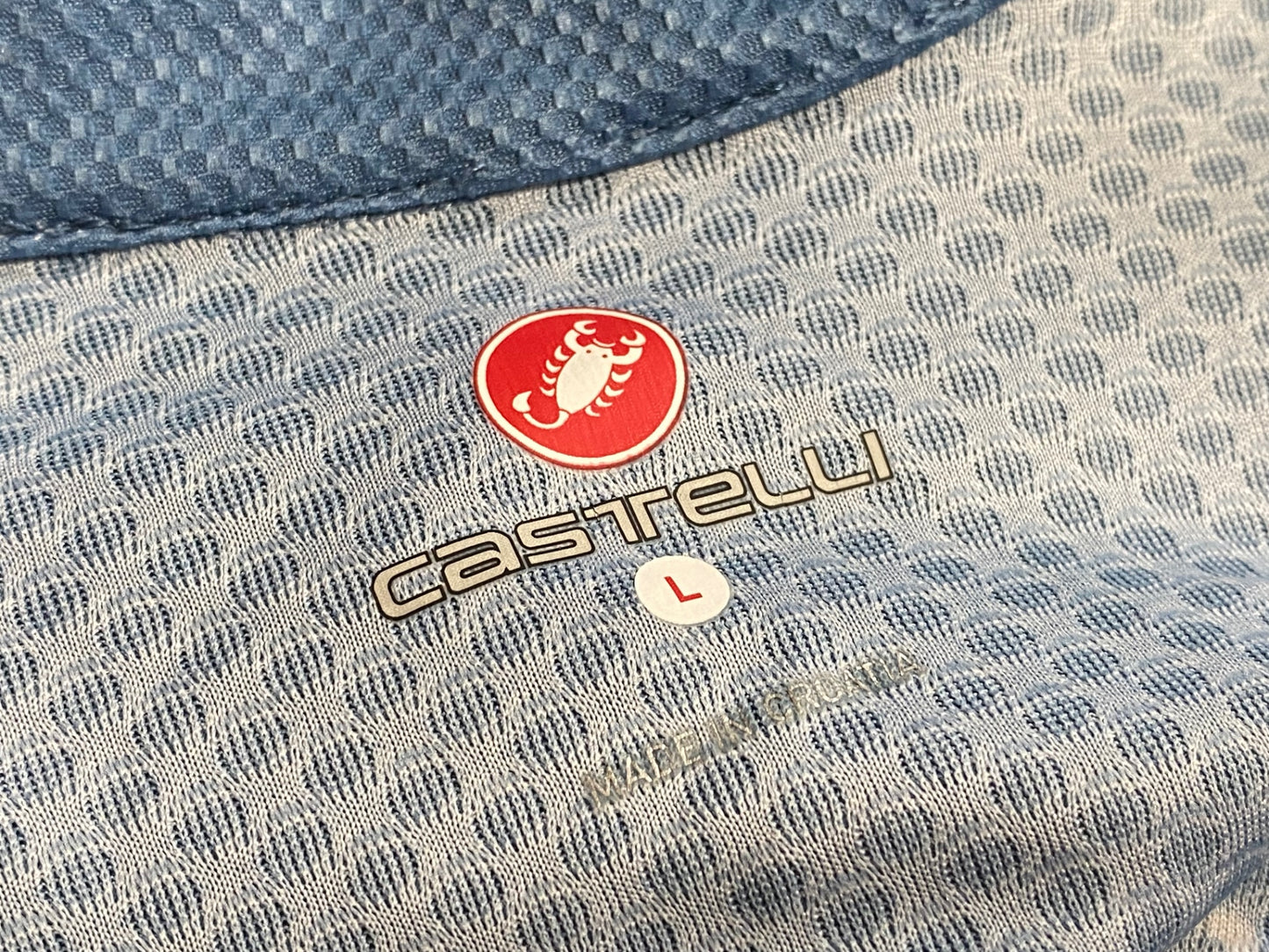 IZ060 カステリ CASTELLI 半袖 サイクルジャージ ターコイズ L