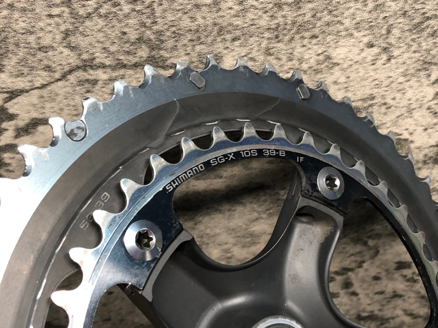 IP300 シマノ SHIMANO デュラエース DURA-ACE FC-7900 クランクセット 53/39T 170mm ※フィキシングボルト欠品