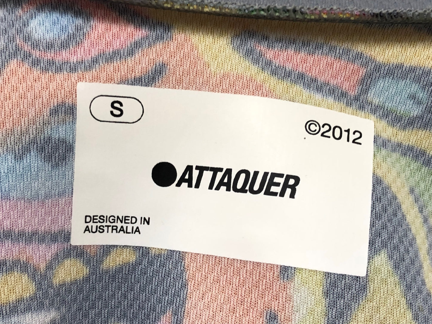 IK263 アタッカー ATTAQUER Limited Artist Series 半袖 サイクルジャージ グレー オレンジ レディース S