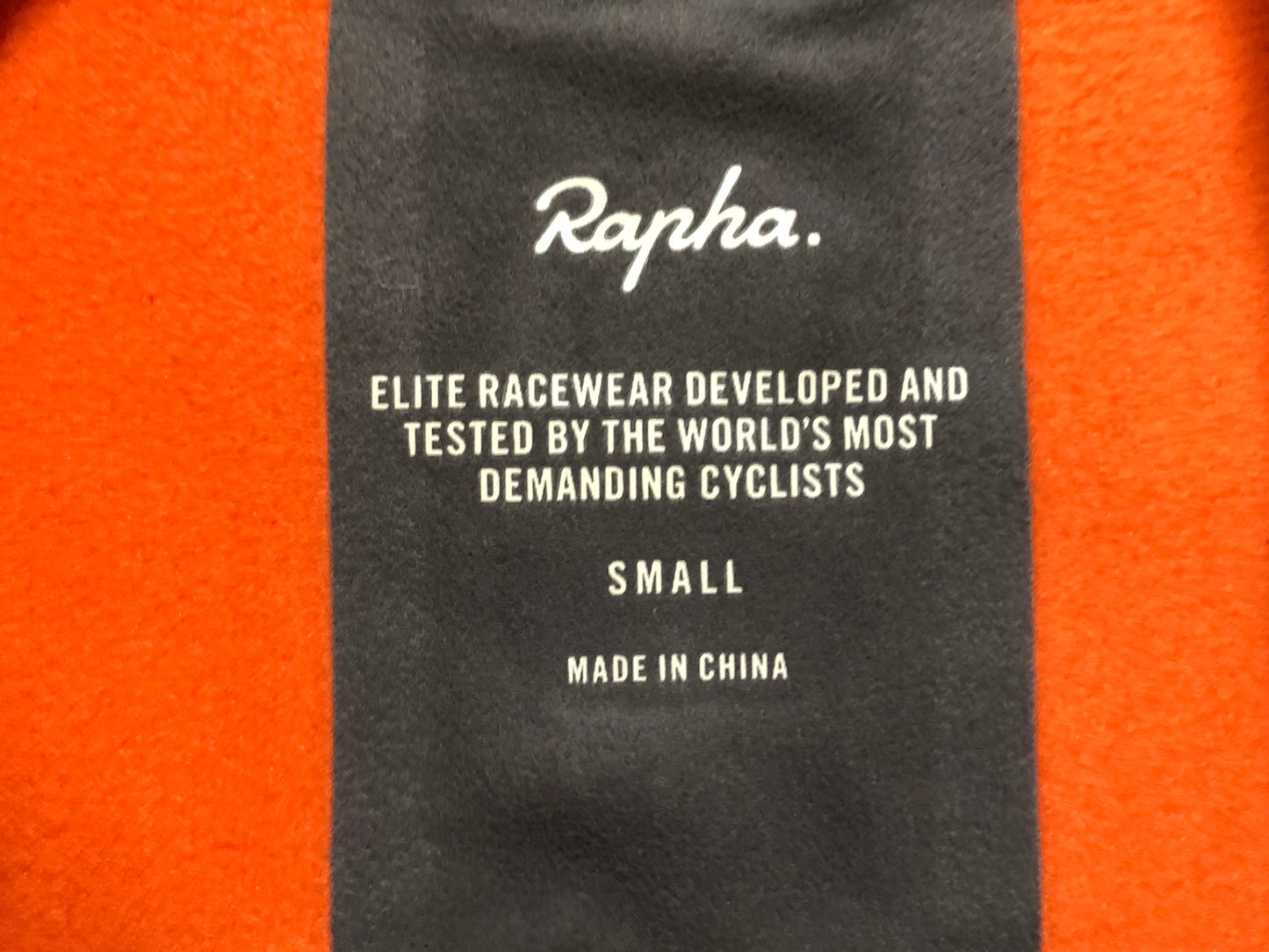 IP244 ラファ Rapha PRO TEAM WINTER JACKET 長袖 サイクルジャケット オレンジ S 裏起毛