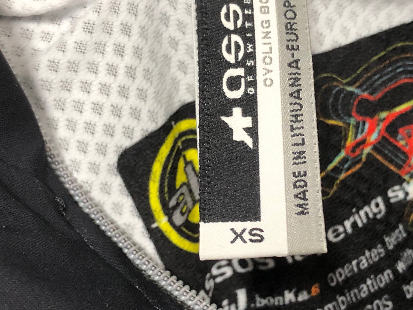 IS854 アソス Assos ij.bonKa.6 airBlock insulator jacket 長袖 サイクルジャケット 黒 白 レディース XS 裏起毛