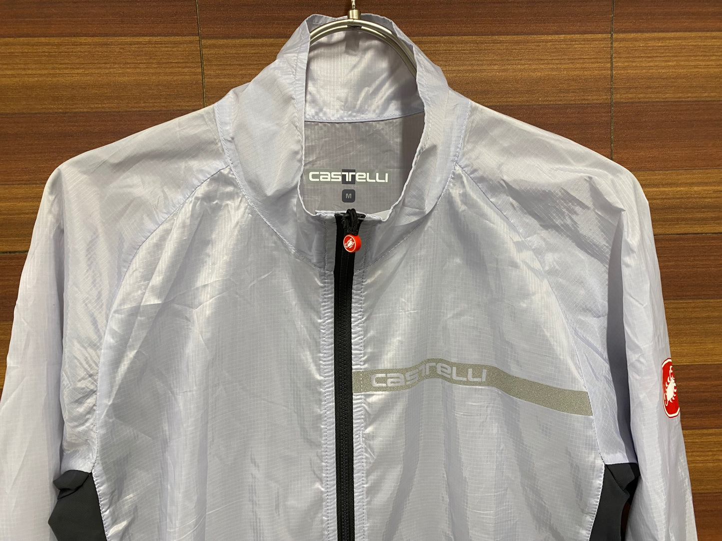IP354 カステリ CASTELLI 長袖 ウインドブレイカー グレー M