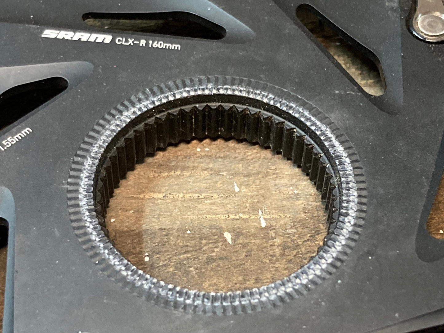 IM229 スラム SRAM CLX-R ディスクブレーキローター Φ160 センターロック 1.62mm ※厚さ僅かのためジャンク