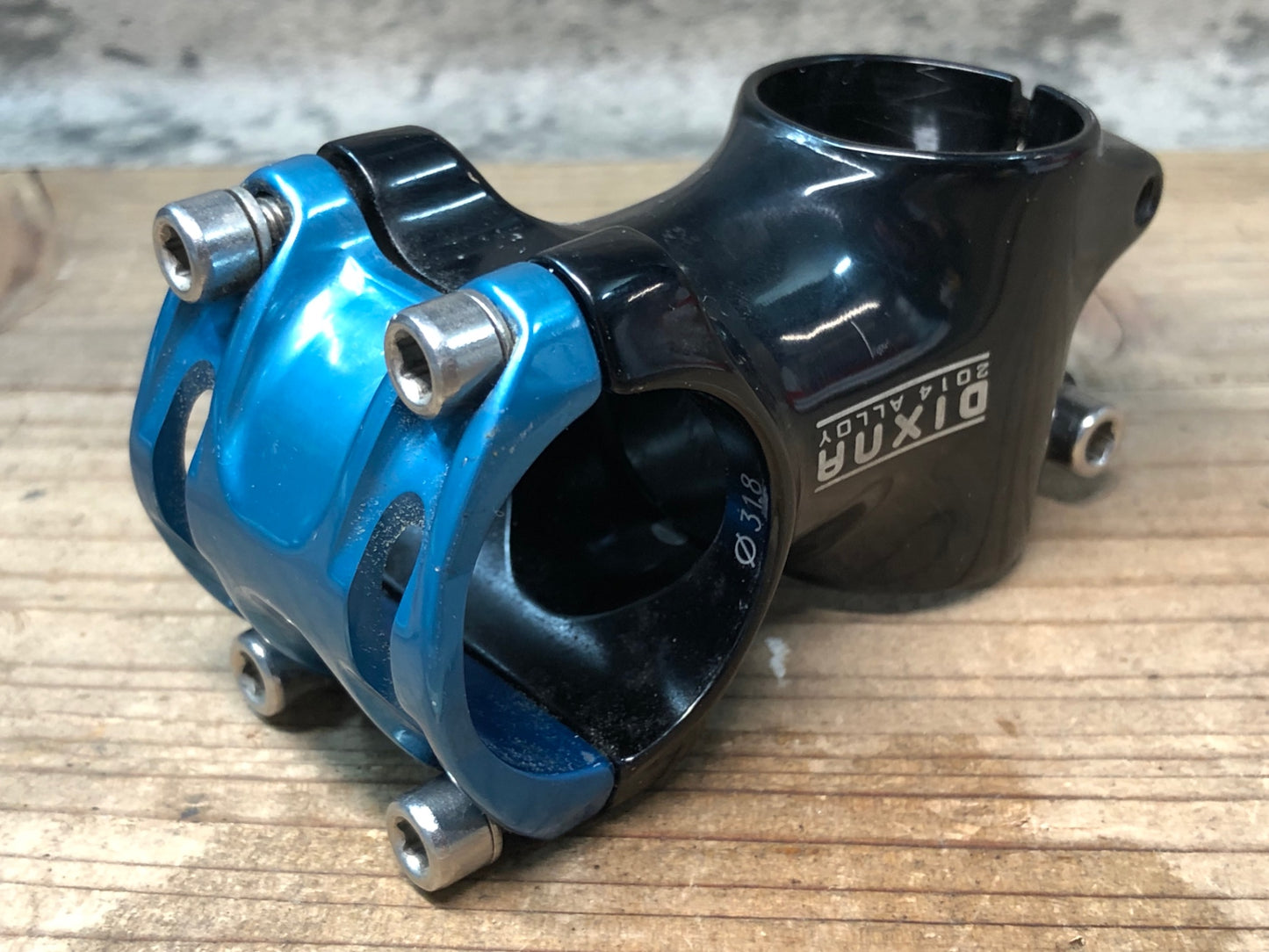 IS384 ディズナ DIXNA リッジラインステム アルミステム 黒 50mm Φ31.8 OS