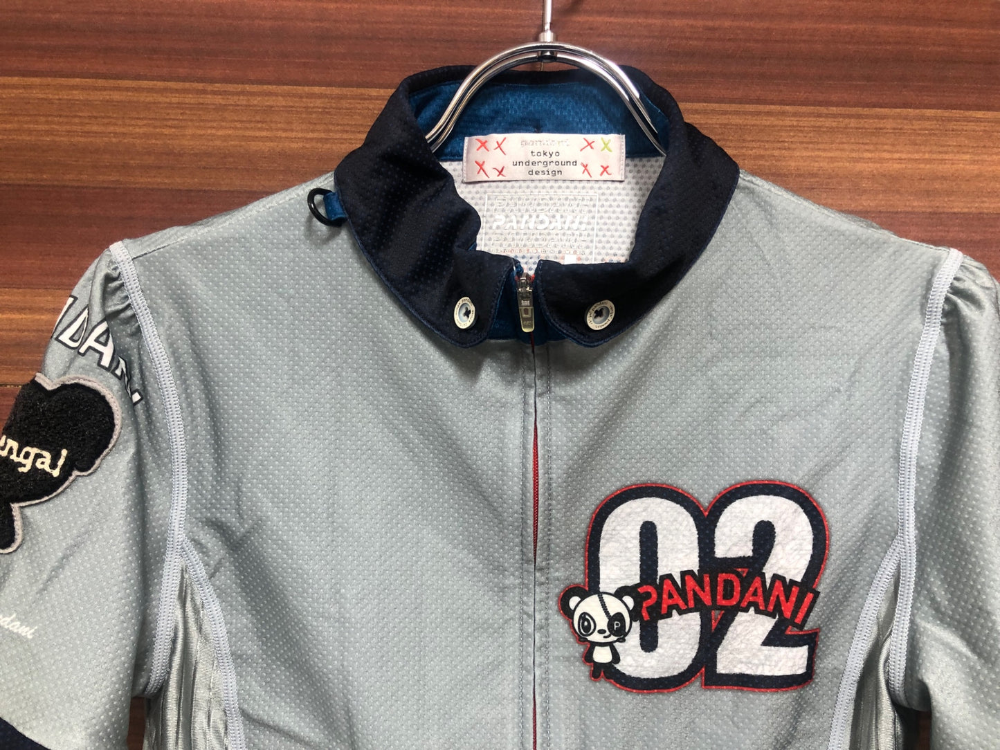 IP993 パンダーニ pandani 半袖 サイクルジャージ グレー L