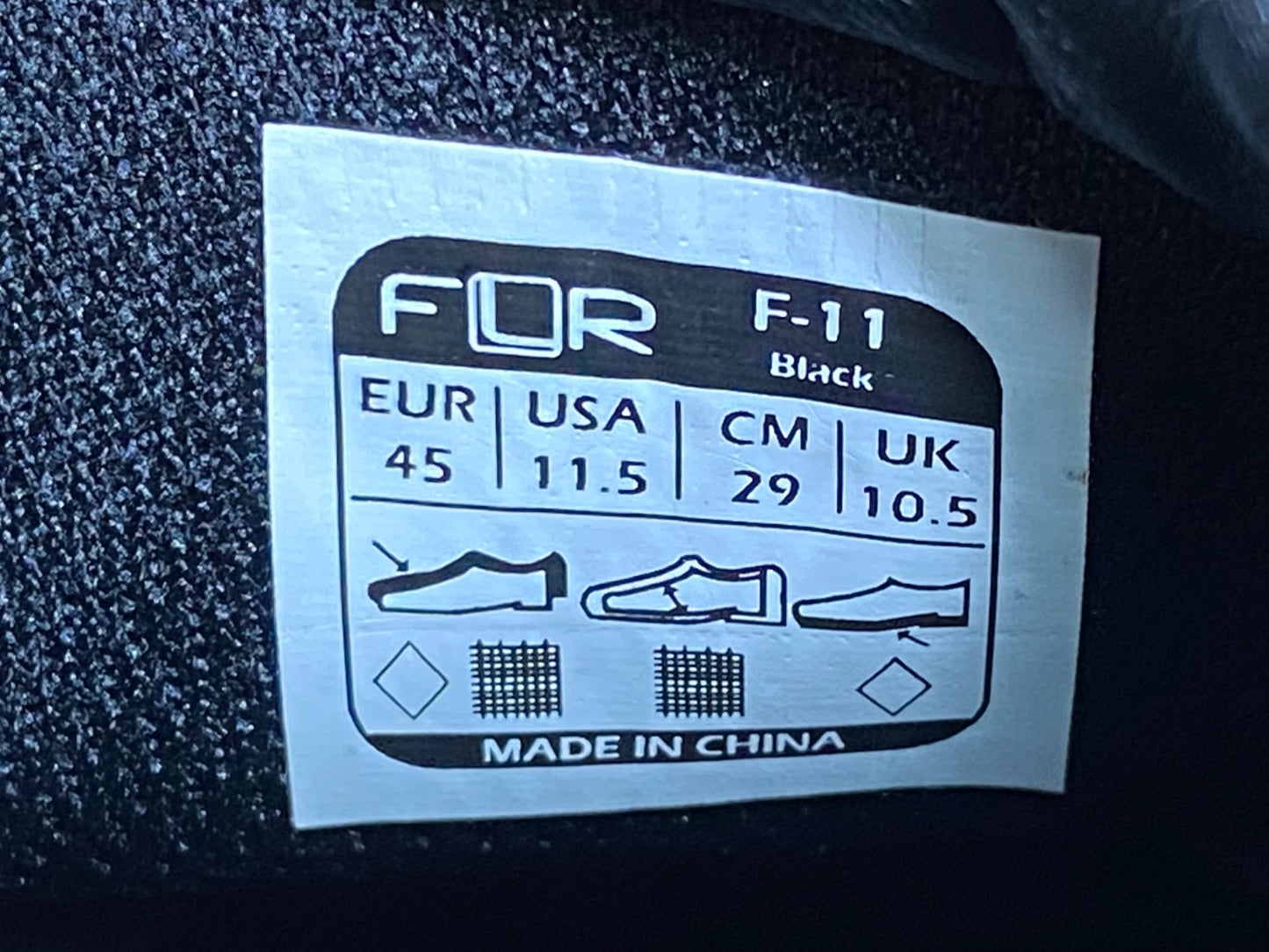 IY379 FLR F-11 ビンディングシューズ 黒 EUR45 SPD-SL 美品