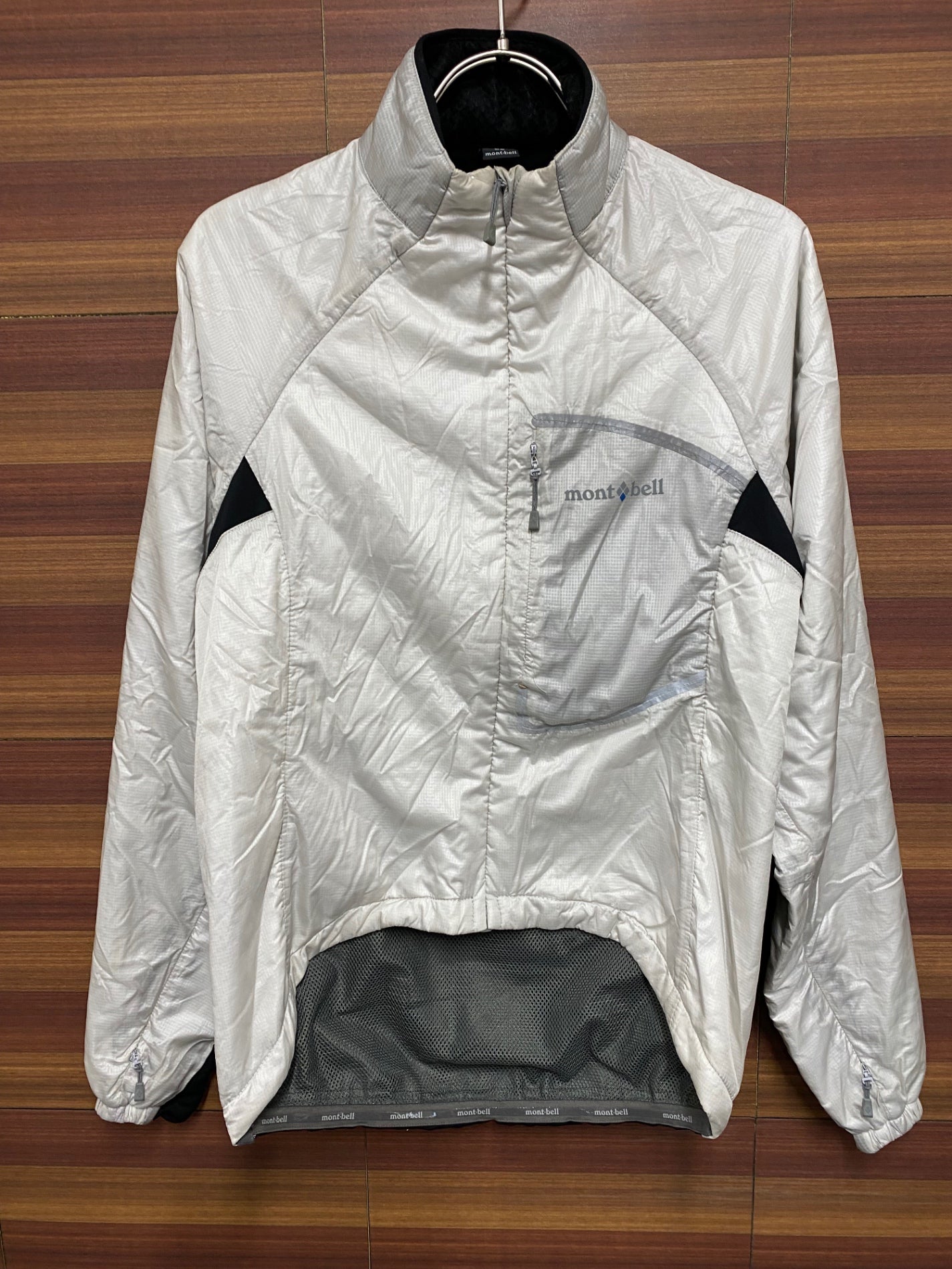 IP339 モンベル mont-bell 長袖 サイクルジャケット 中綿 白 XS