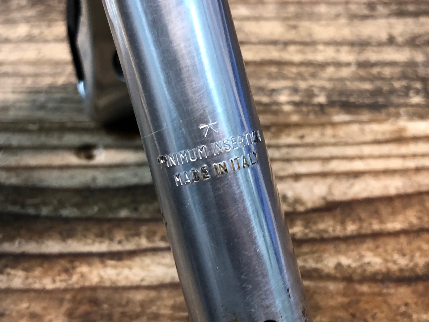 IS091 チネリ Cinelli FROG スレッドステム 黒 シルバー 120mm Φ26.0 Φ22.2