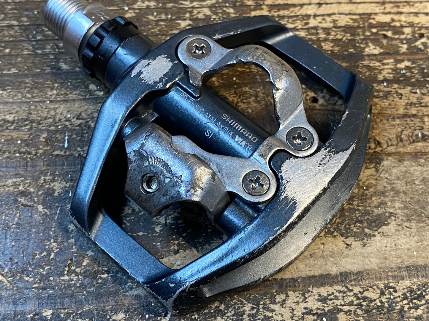 JD146 シマノ SHIMANO PD-EH500 ビンディングペダル 片面フラット ピン欠品