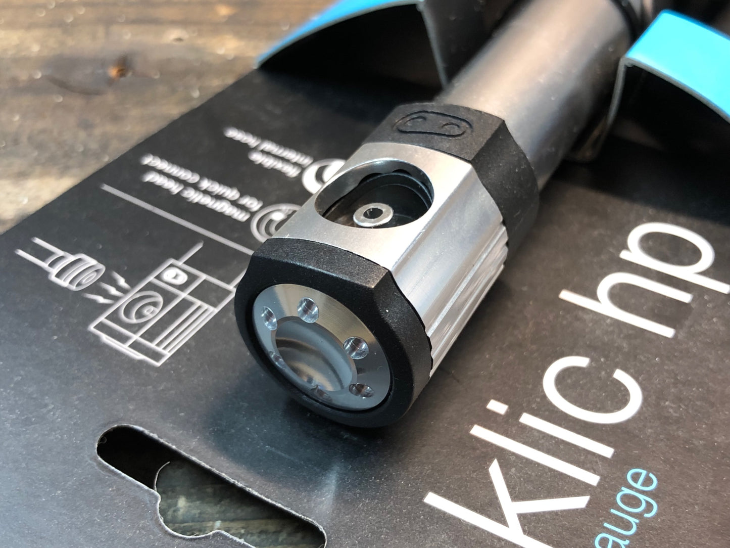 IP584 クランクブラザーズ crankbrothers Klic hp 携帯空気入れ ハンドポンプ 黒 シルバー
