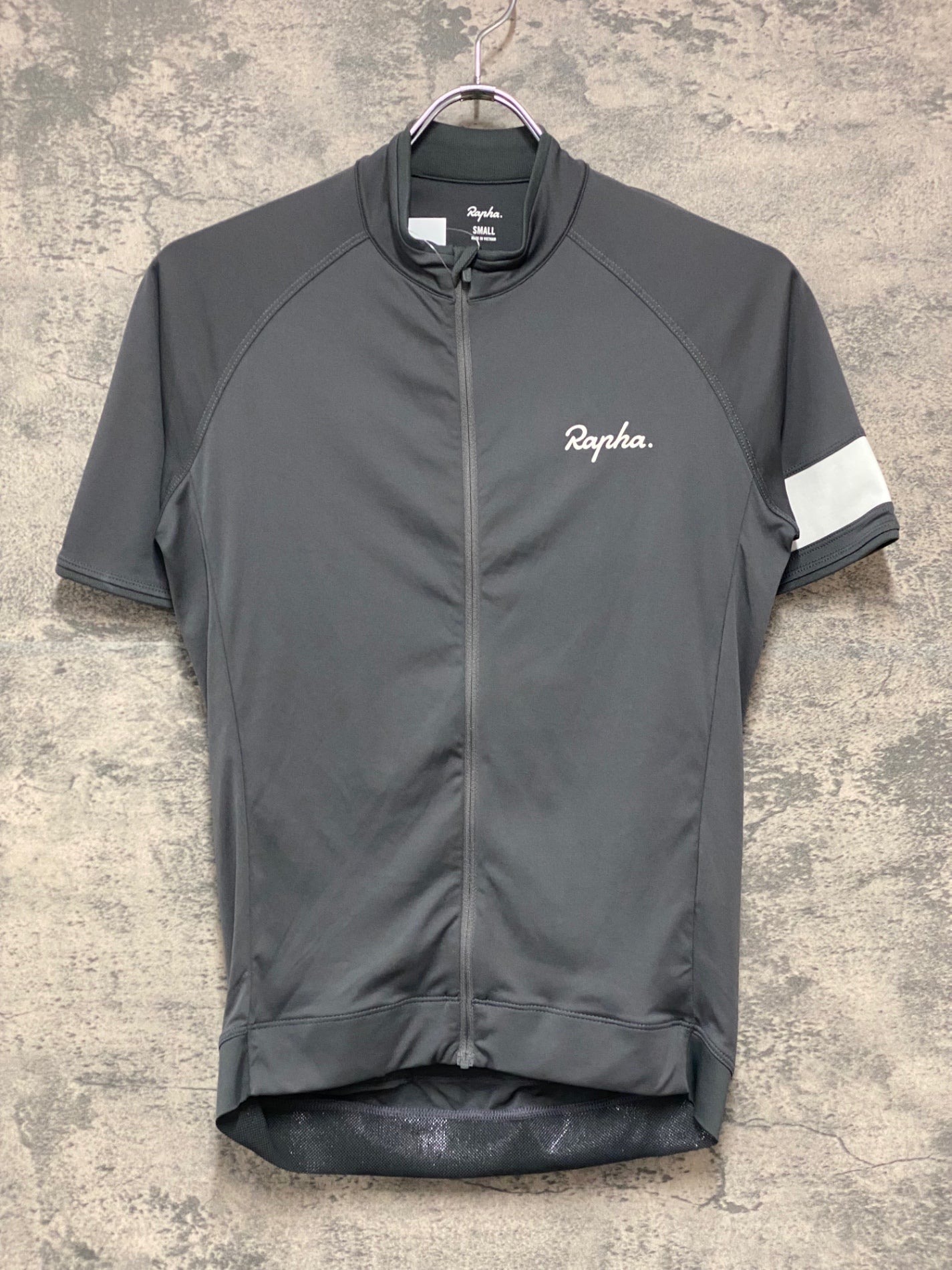 IY457 ラファ Rapha CORE JERSEY 半袖 サイクルジャージ グレー S