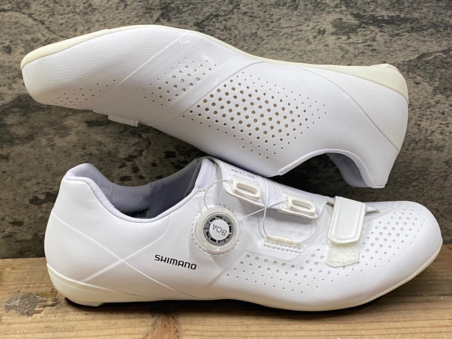 IP480 シマノ SHIMANO RC5 SH-RC500 ビンディングシューズ 白 EU42 SPD-SL ※新品未使用