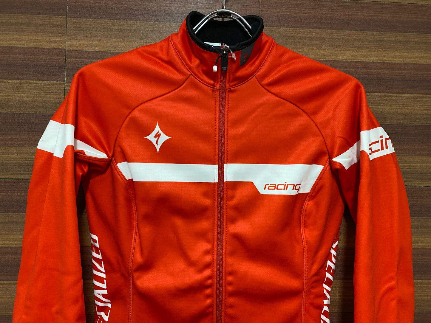 HX540 スペシャライズド SPECIALIZED レディース 裏起毛 長袖 サイクルジャケット 赤 L