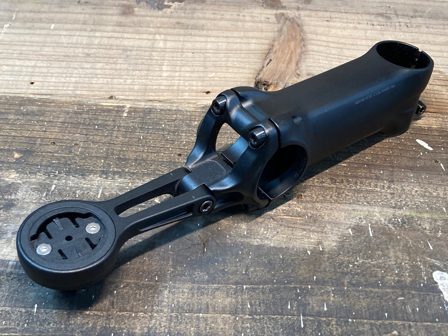 IO771 ジップ ZIPP SERVICE COURSESL アルミ ステム 黒 100mm Φ31.8 OS ±6° マウント付属