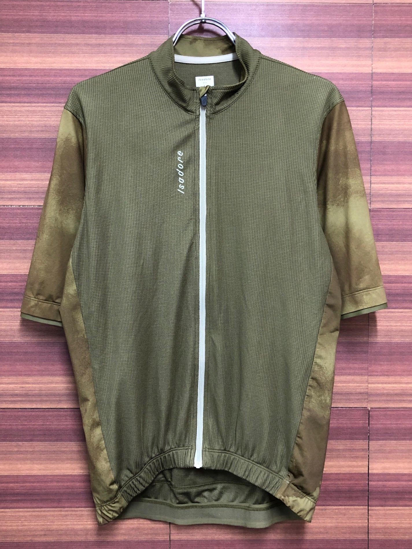 IB946 イザドア Isadore SIGNATURE CLIMBER'S JERSEY 半袖 オリーブ L