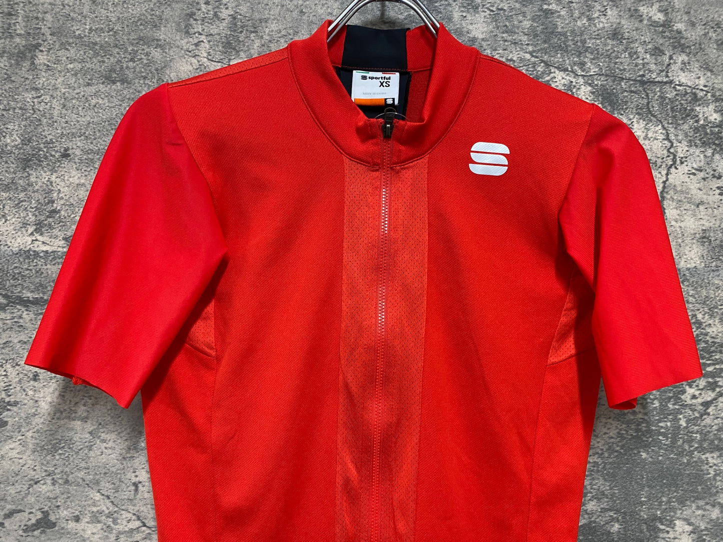 IY723 スポーツフル Sportful 半袖 サイクルジャージ 赤 XS