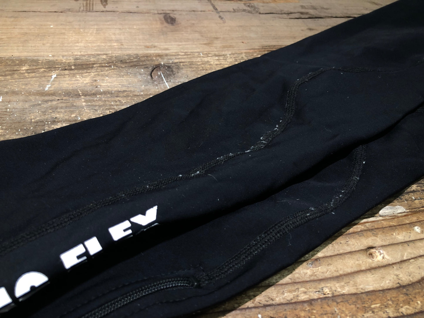 IW442 カステリ CASTELLI レッグウォーマー 黒 S NANO FLEX ※擦れ大