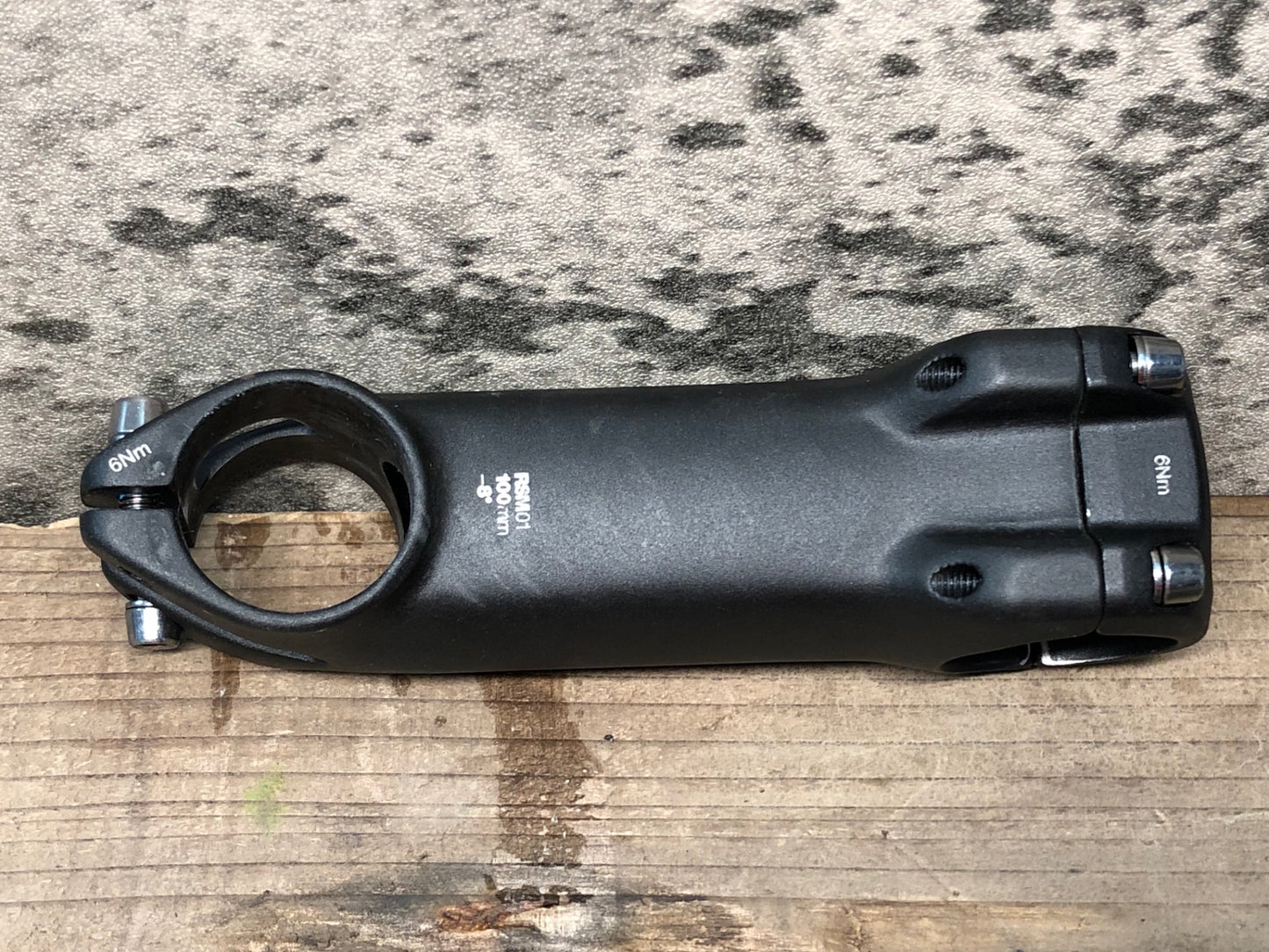 IP047 BMC RSM01 ステム アルミ OS 100mm -8° Φ31.8 ガーミンマウント付き