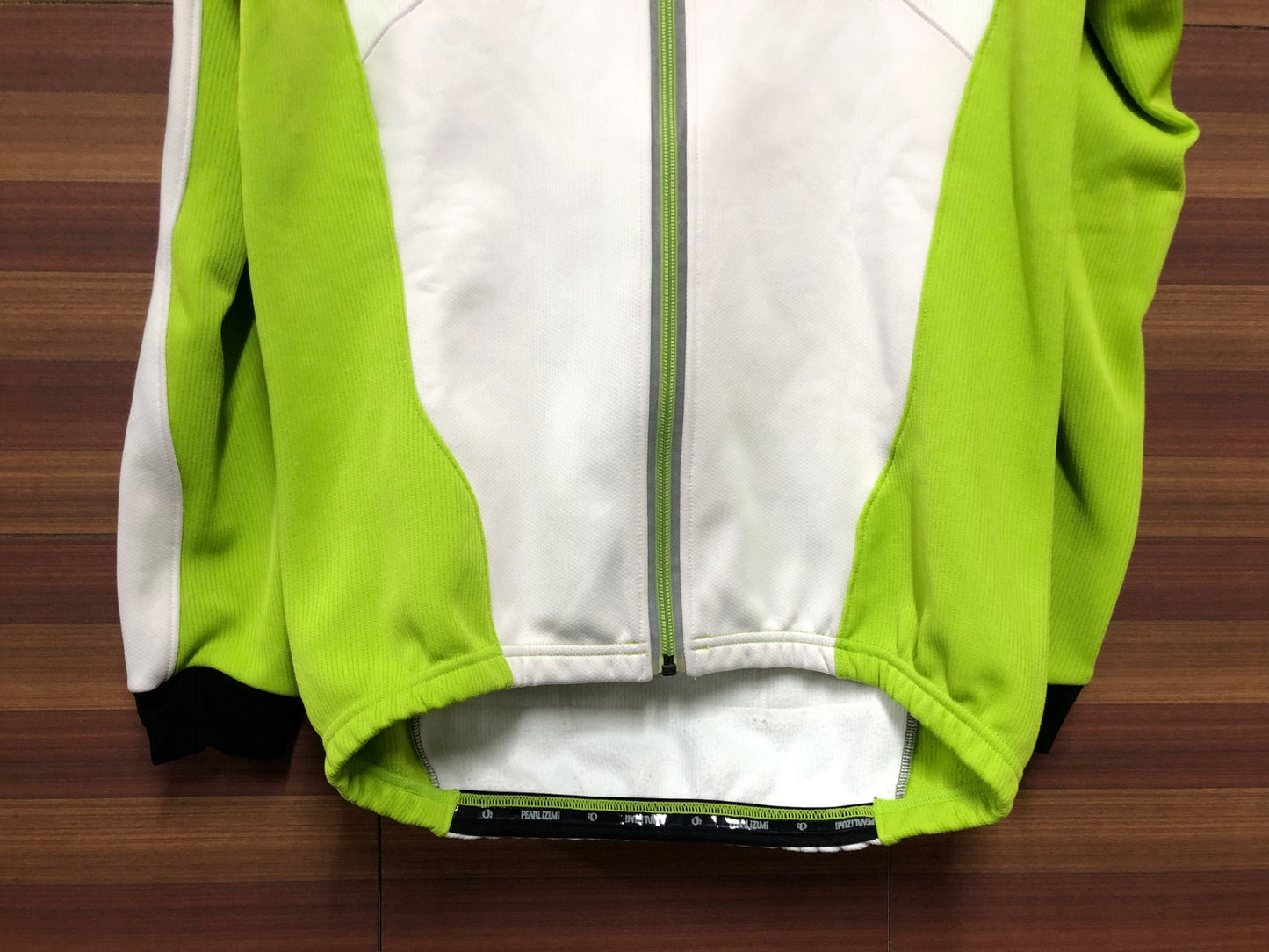 IL292 パールイズミ PEARL iZUMi 長袖 サイクルジャケット 裏起毛 M 白