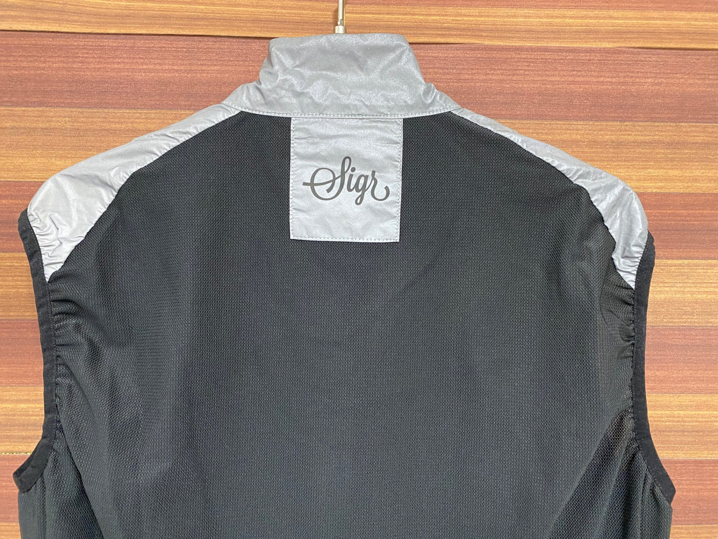IP942 シーガー Sigr NORRSKEN SILVER VEST MEN サイクルベスト ジレ シルバー S