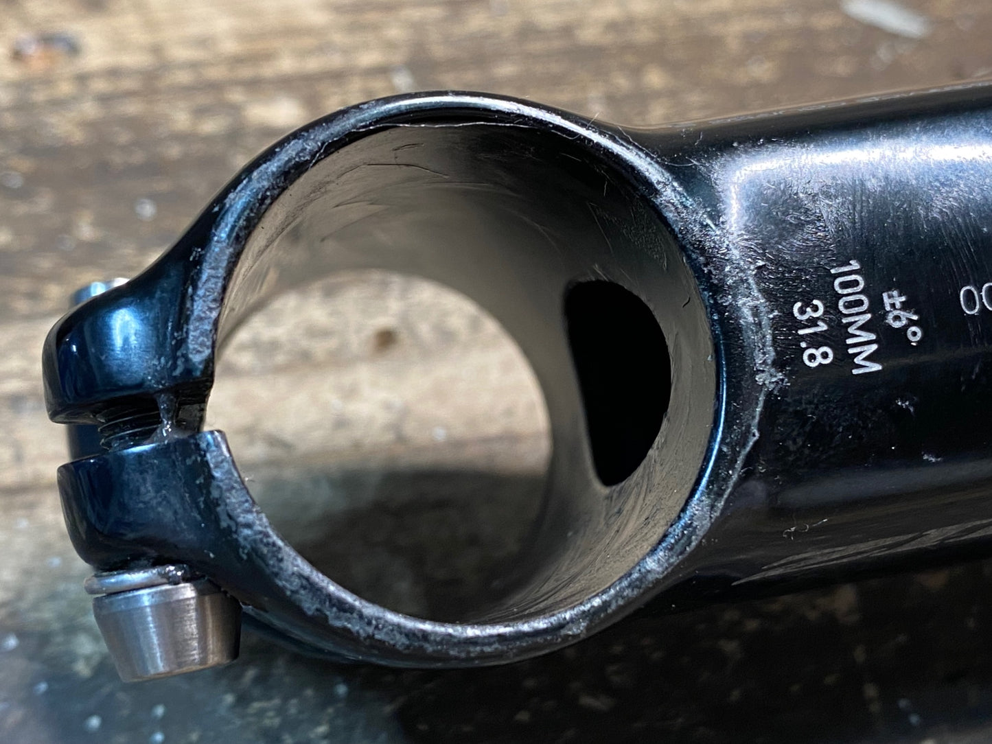 IX488 ジップ ZIPP SERVICE COURSE SL アルミ ステム 100mm Φ31.8 6° OS 黒