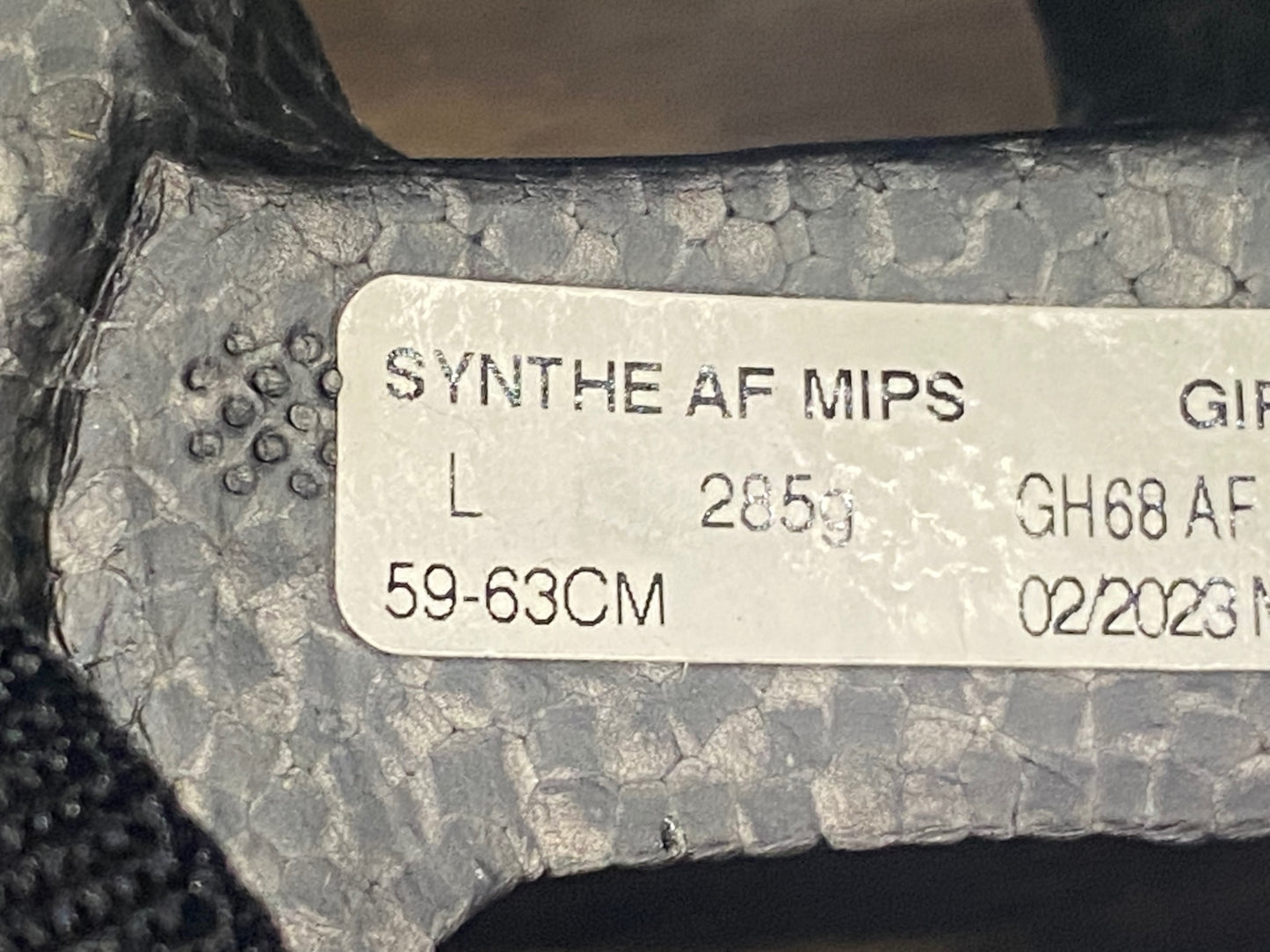 JC084 ジロ GIRO シンセ SYNTHE AF MIPS ヘルメット 白 L 59-63cm 2023/2製造