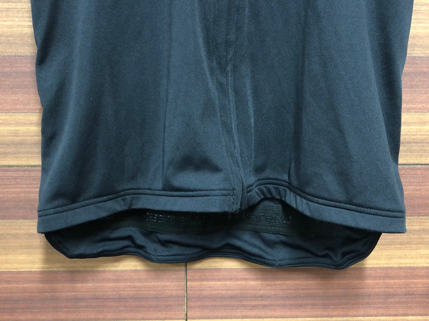 IL280 カステリ CASTELLI 半袖 サイクルジャージ 黒 白 S