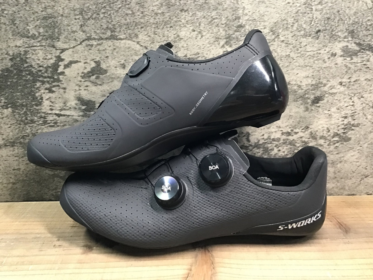 II946 スペシャライズド SPECIALIZED エスワークス S-WORKS TORCH RD ビンディングシューズ 黒 WIDE EU41 SPD-SL