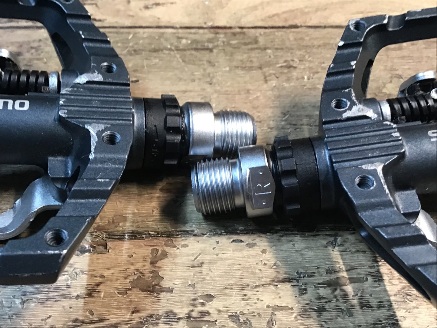 IB747 シマノ SHIMANO PD-EH500 片面 ビンディングペダル SPD グレー