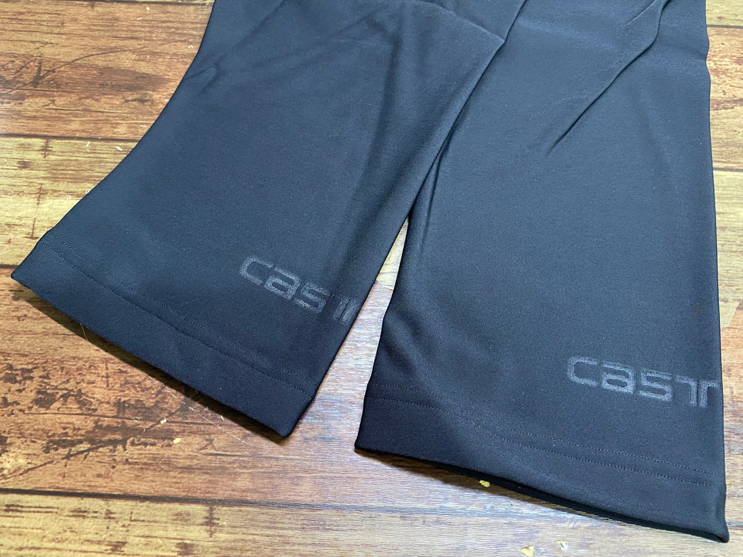 IV864 カステリ CASTELLI THERMOFLEX KNEE WARMER ニーウォーマー 黒 L