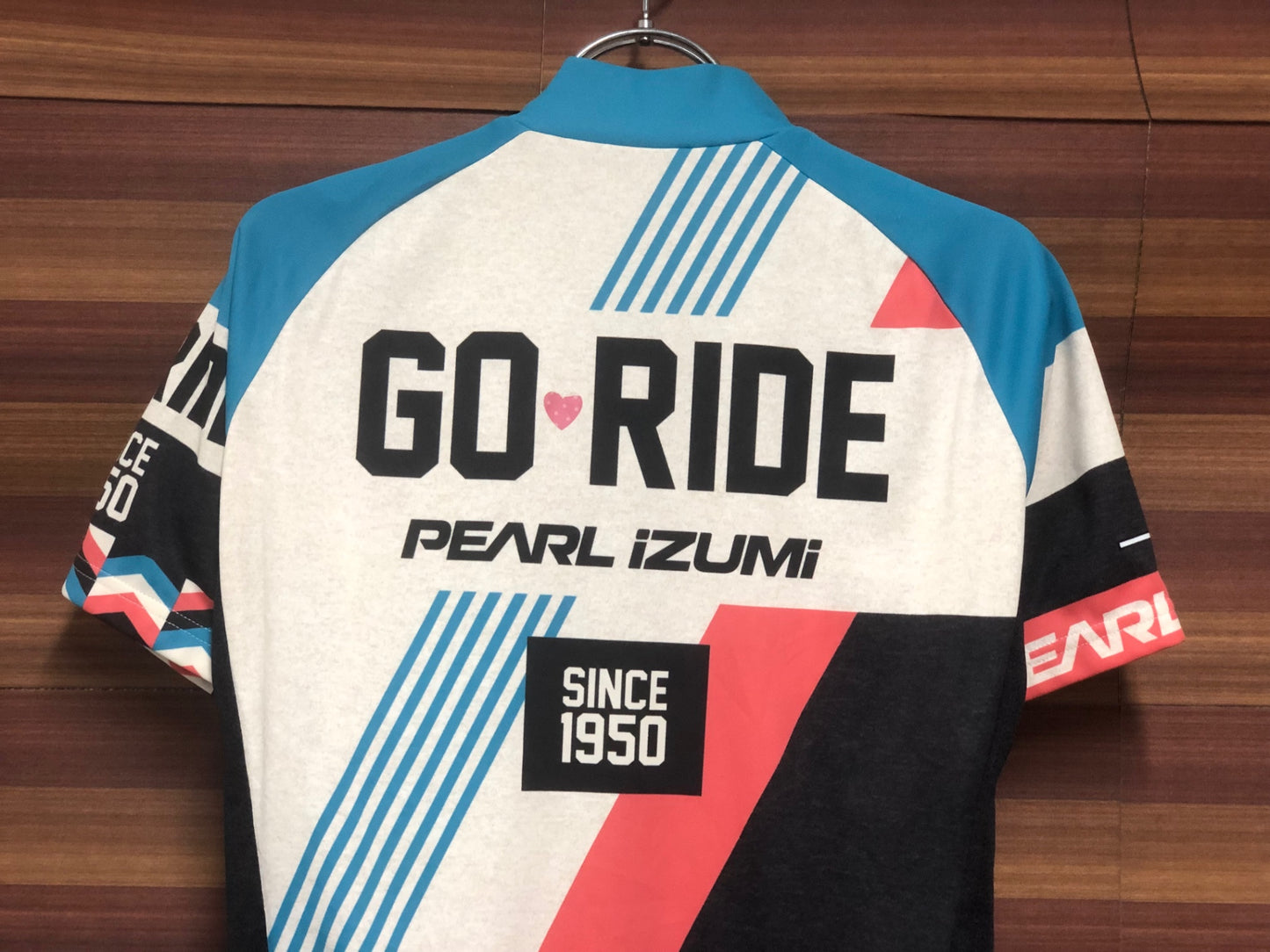 IM435 パールイズミ PEARL iZUMi 半袖 サイクルジャージ 総柄 S ※プリント加工