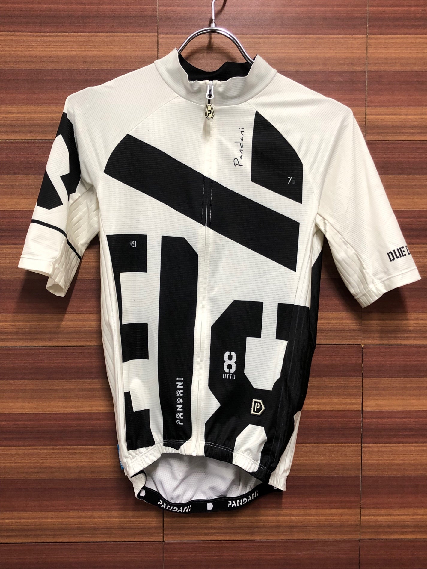 IP038 パンダーニ pandani 半袖ジャージ 白黒 Sサイズ