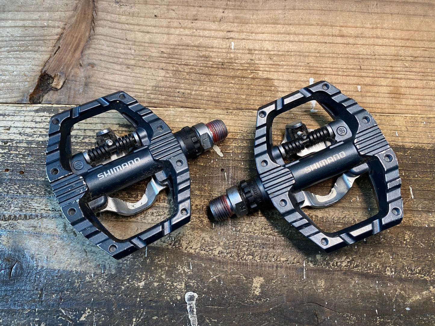 IX999 シマノ SHIMANO PD-EH500 ビンディングペダル SPD 片面フラット ※ピン欠品
