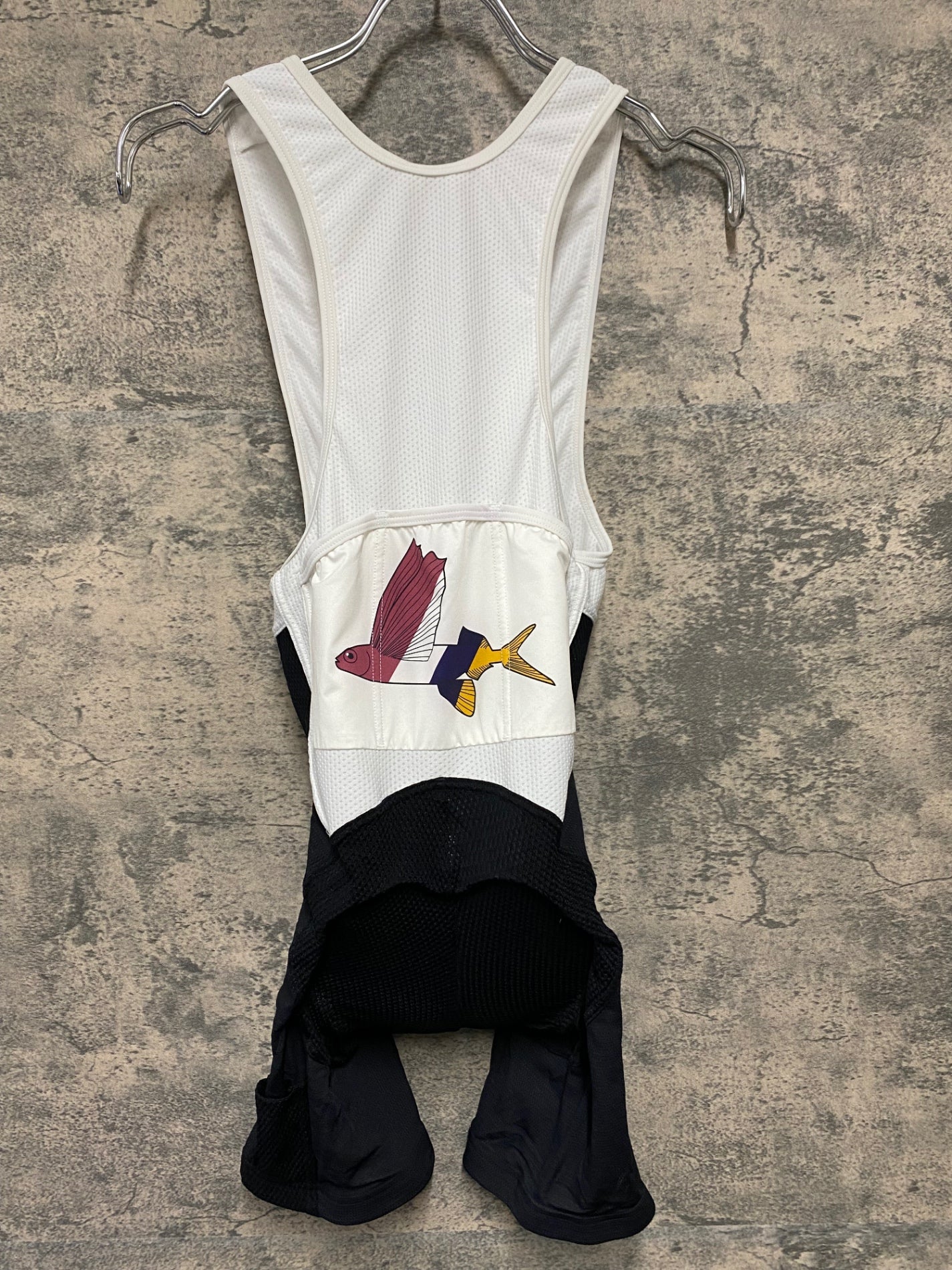 IW787 カフェドシクリステ Cafe du Cycliste ヘレン Helene ビブショーツ 白 黒 XS
