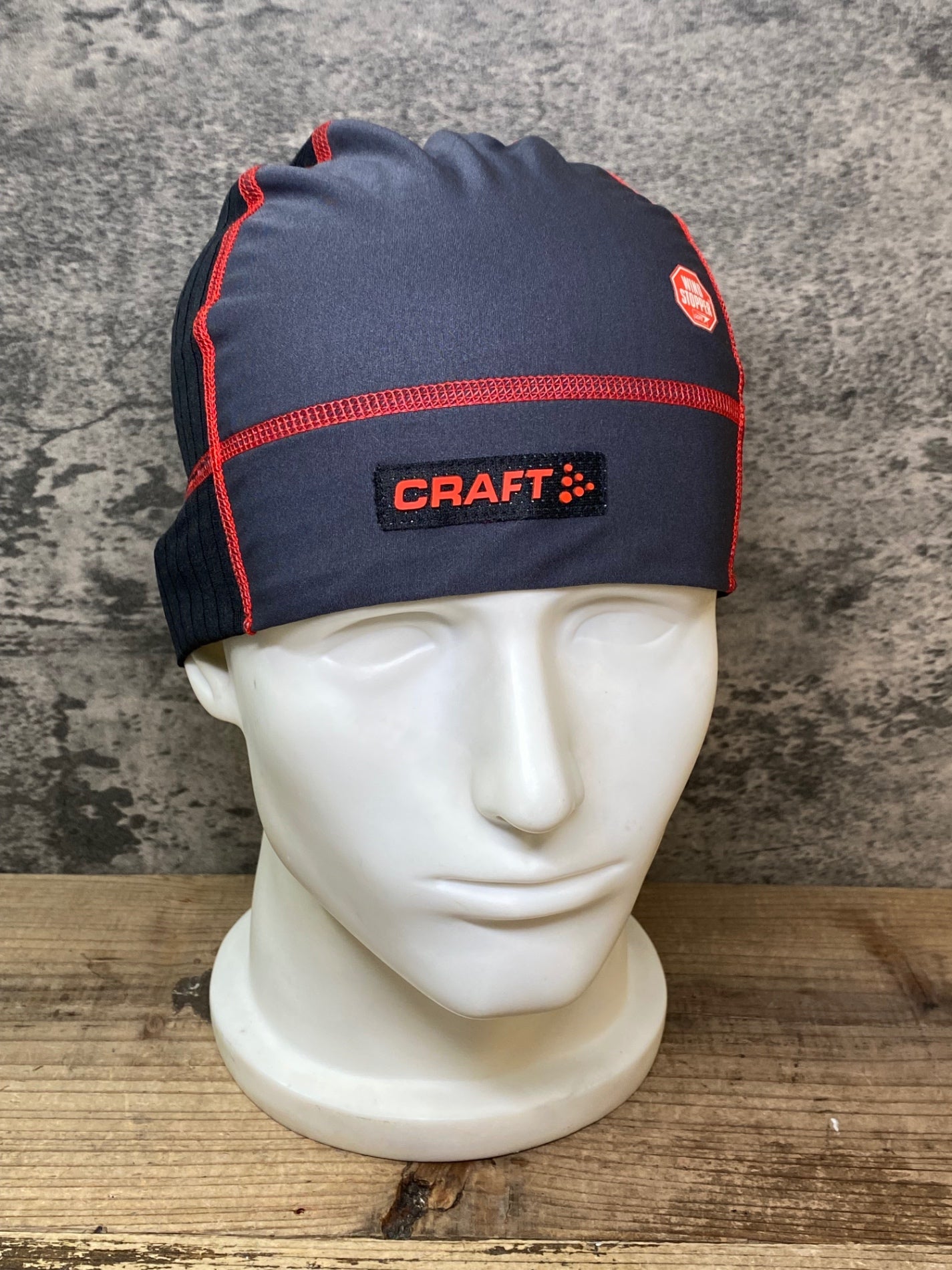 JC664 クラフト CRAFT サイクルキャップ 黒 L/XL WINDSTOPPER