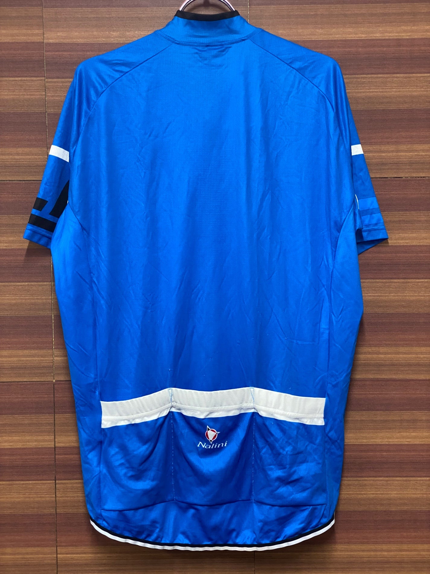 HZ092 ナリーニ Narini 半袖 サイクルジャージ 青 XXL ※毛玉
