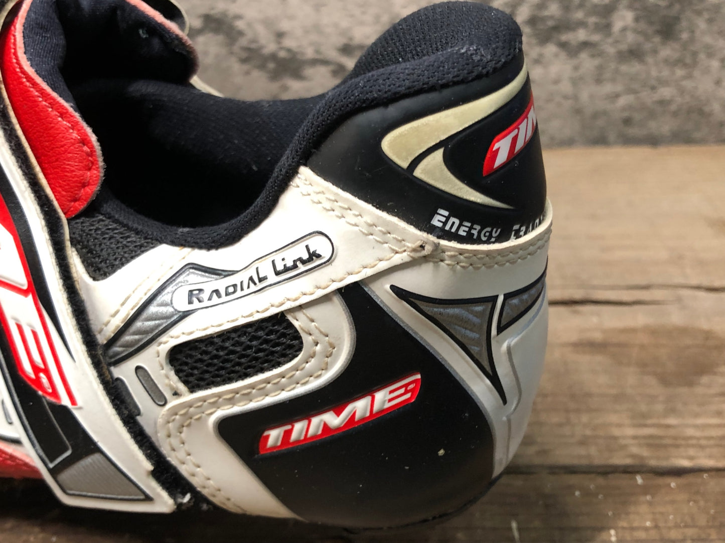 IP169 タイム TIME エキップ EQUIPE PRO EQ ビンディングシューズ 白 赤 3穴 EU41