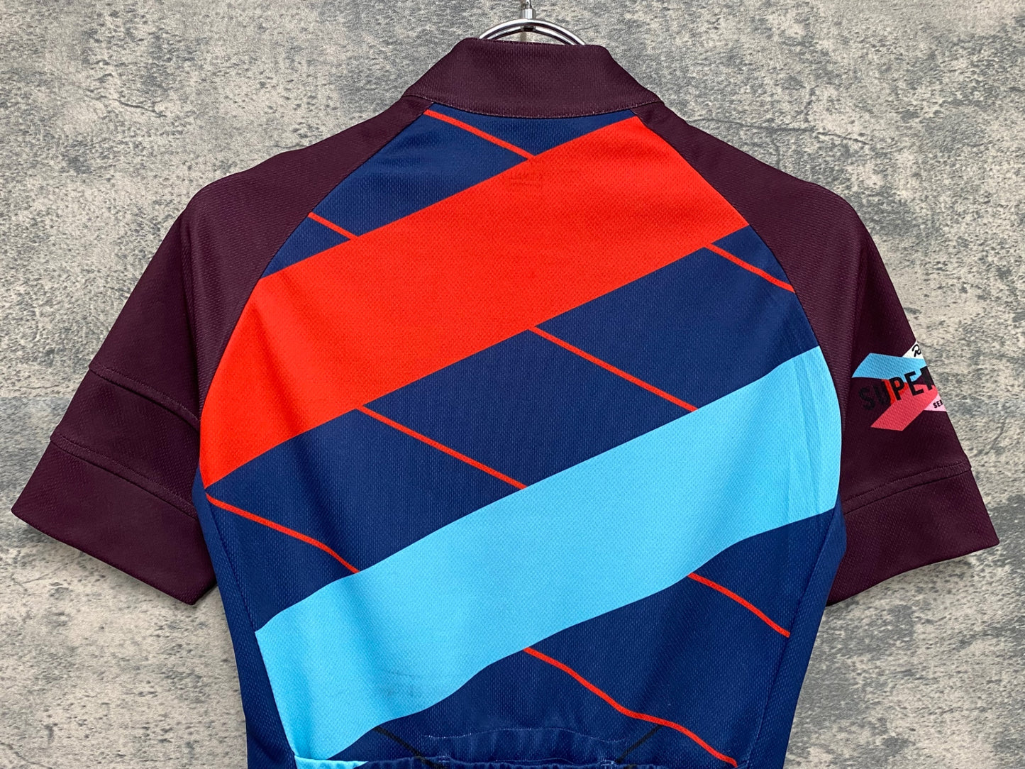 IV241 ラファ Rapha SUPERCROSS JERSEY 半袖 サイクルジャージ 総柄 XS