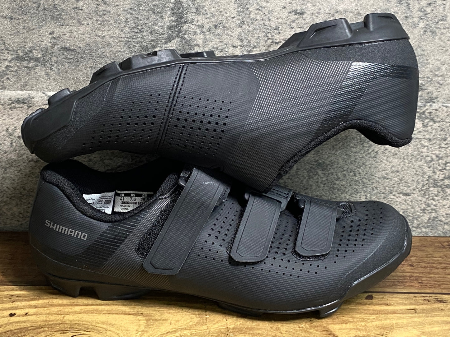 IW294 シマノ SHIMANO XC1 SH-XC100M ビンディングシューズ SPD EU41 黒