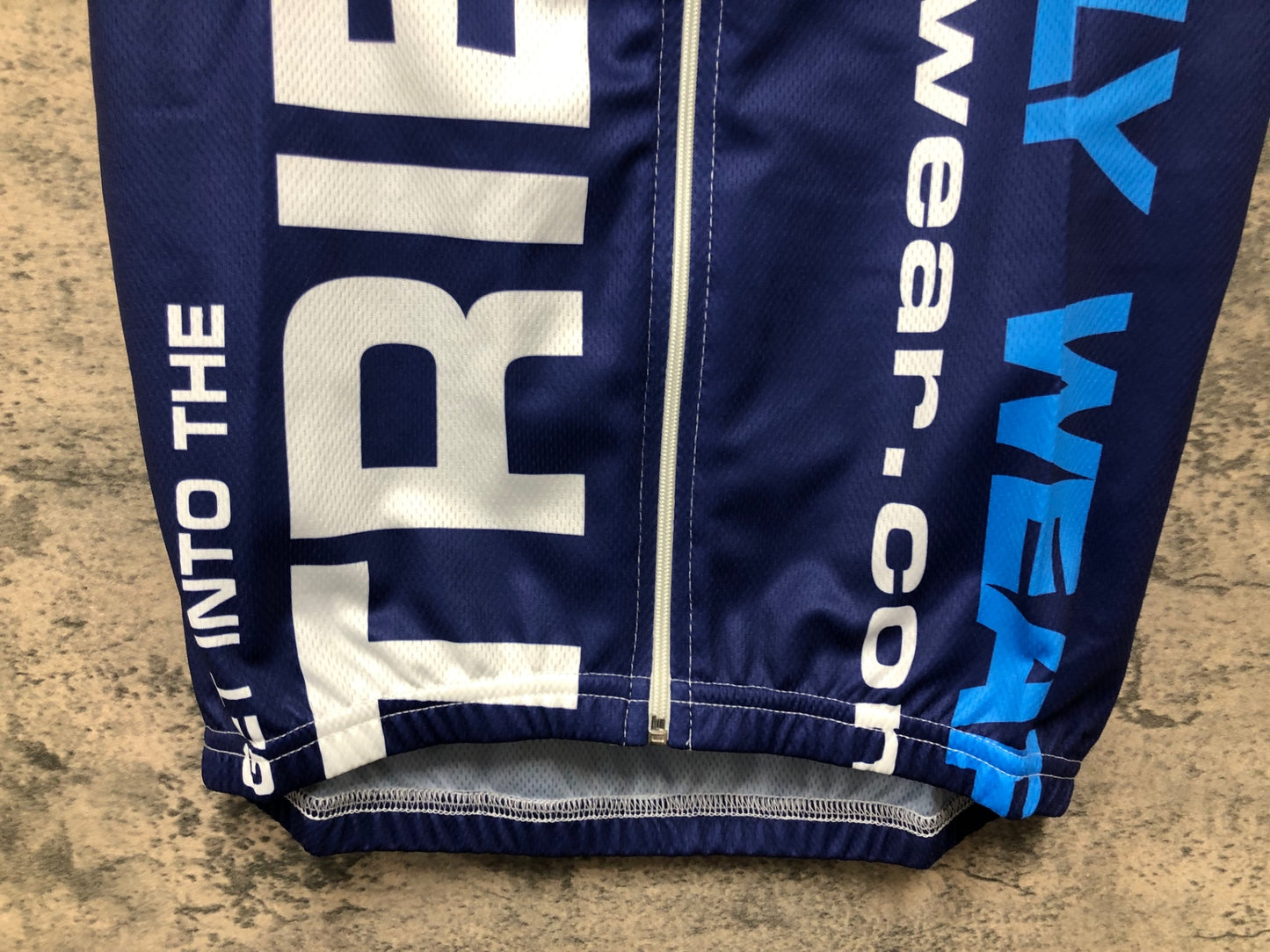 IX668 ジョリーウェア JOLLYWEAR 半袖サイクルジャージ 青 S